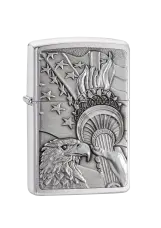 Zippo | Brushed Chrome | Something Patriotic | 20895