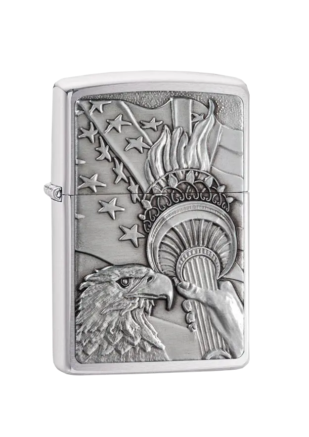 Zippo | Brushed Chrome | Something Patriotic | 20895 şəkil