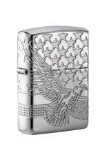 Zippo | High Polish Chrome | Patriotic | 49027