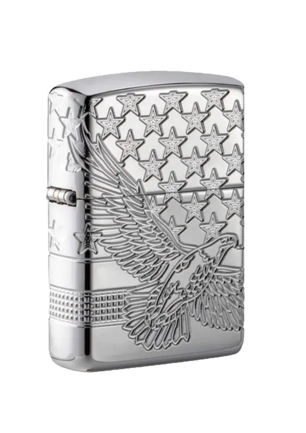 Zippo | High Polish Chrome | Patriotic | 49027 изображение