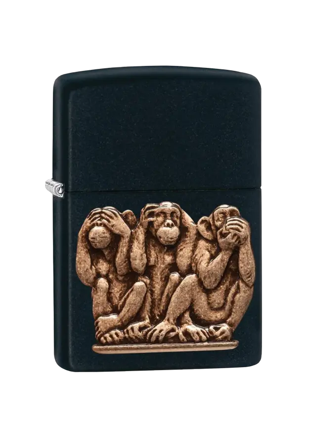 ZIPPO - LIGHTERS - THREE MONKEYS - 29409 şəkil