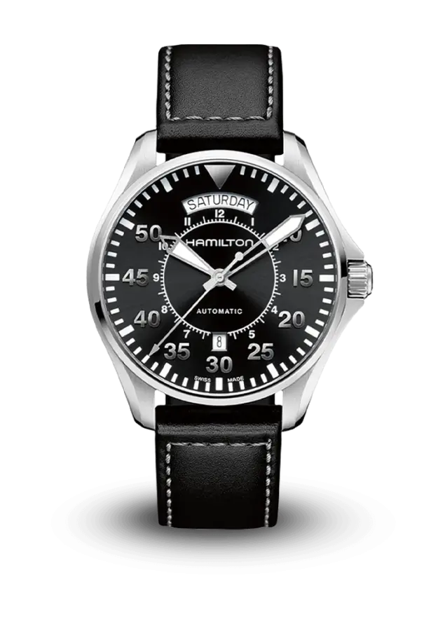 Hamilton | Khaki Aviation | Pilot Day Date Auto | H64615735 şəkil