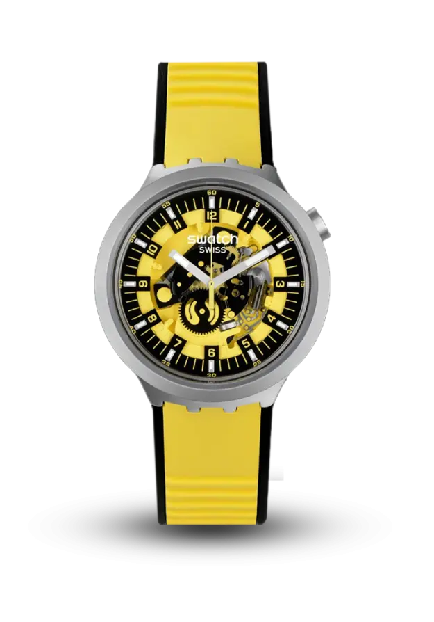 SWATCH - BIG BOLD IRONY - BOLDEN YELLOW - SB07S109  şəkil