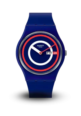 SWATCH - THE JANUARY COLLECTION - SWATCH BLUE TO BASICS - SO28N703 