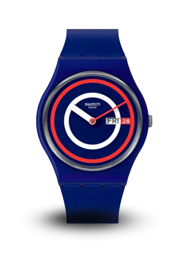 SWATCH - THE JANUARY COLLECTION - SWATCH BLUE TO BASICS - SO28N703  şəkil