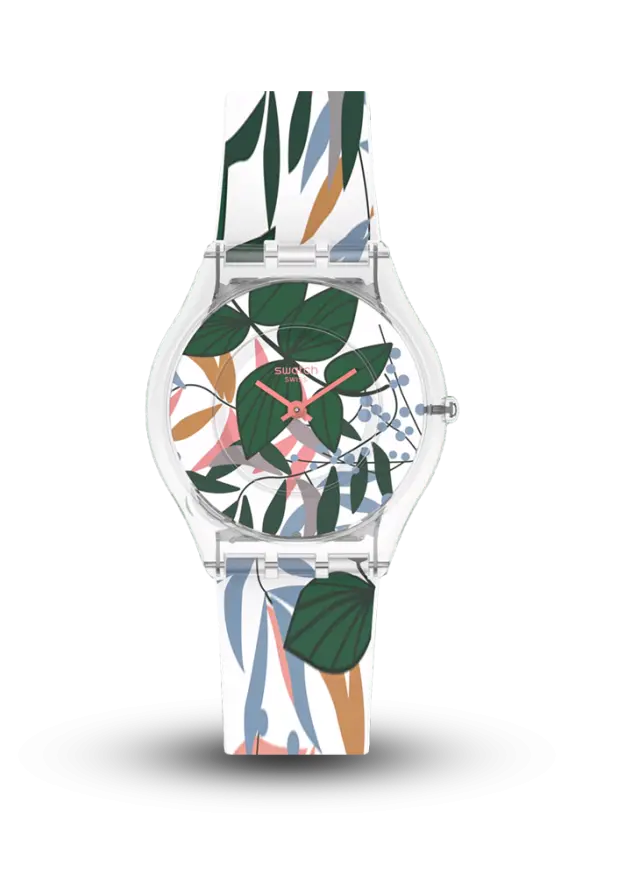 SWATCH - MONTHLY DROPS - LEAVES JUNGLE - SS08K111  şəkil