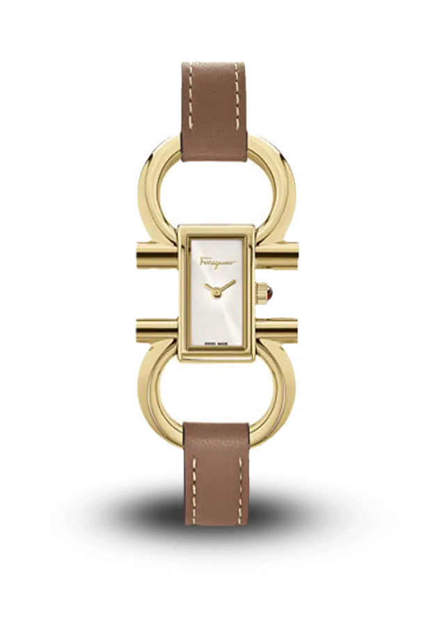 FERRAGAMO - DOUBLE GANCINI - LADY BRACELET QUARTZ - SFDO00319  şəkil