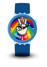 SWATCH - BIG BOLD - AZURE BLUE DAZE - SB03N105 SWATCH - BIG BOLD - AZURE BLUE DAZE - SB03N105