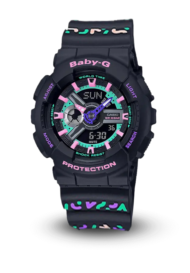 CASIO - EXCLUSIVE - BABY-G - BA-110TH-1ADR şəkil