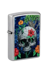 Zippo | Street Chrome | Skull Sprout | 46939