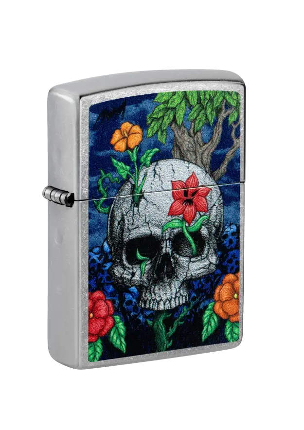 Zippo | Street Chrome | Skull Sprout | 46939 şəkil