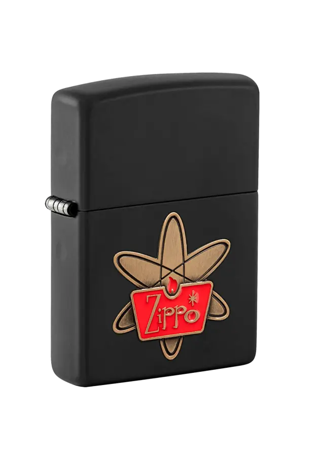 Zippo | Black Matte | Zippo Atomic Desigh | 48920 şəkil