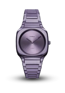 D1MILANO - SQUARE BRACELET - DISKO PURPLE - D1-SQBL02