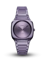 D1MILANO - SQUARE BRACELET - DISKO PURPLE - D1-SQBL02