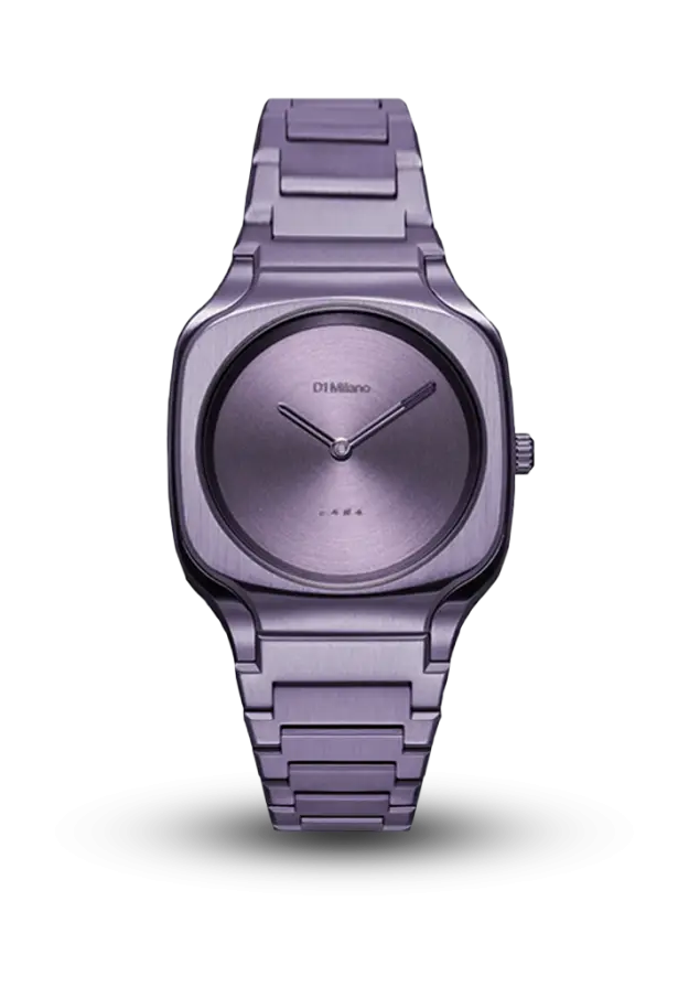 D1MILANO - SQUARE BRACELET - DISKO PURPLE - D1-SQBL02 şəkil