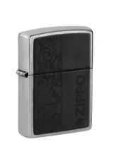 Zippo | Street Chrome | Black Leather Emblem | 46919