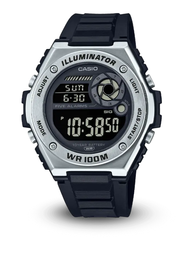 CASIO GENERAL - STANDARD DIGITAL -  - MWD-100H-1BVDF şəkil