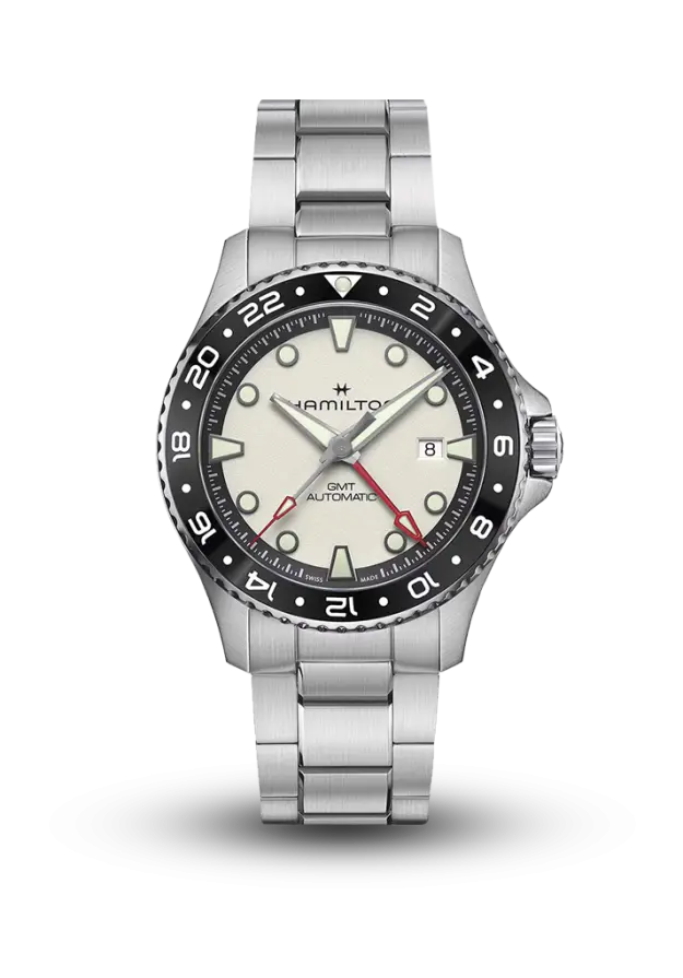 Hamilton | Khaki Navy | Scuba  Auto Gmt | H82555150 şəkil