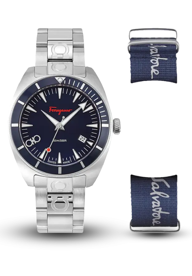 FERRAGAMO - EXPERIENCE - 41 MM BRACELET - SFMG00221  şəkil