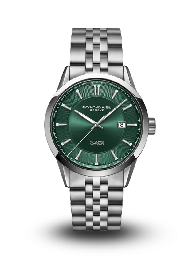 RAYMOND WEIL - FREELANCER - AUTOMATIC GREEN DIAL - 2731-ST-52001  şəkil