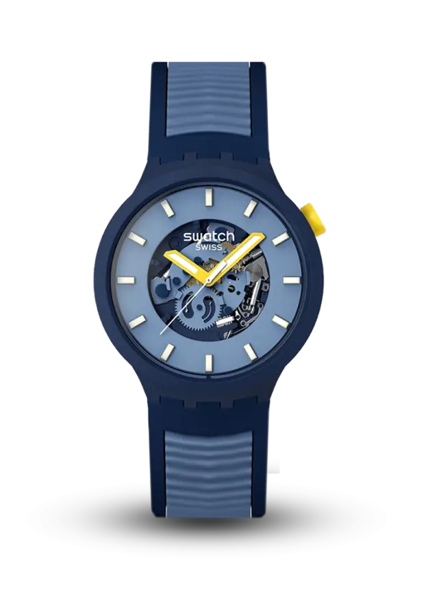 SWATCH - SWATCH ESSENTIALS - BELOW THE HORIZON - SB05N117  şəkil