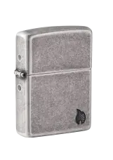 Zippo | Antique Silver Plate | Flame | 46399