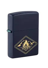 Zippo | Navy Matte | Campfire Design | 46174