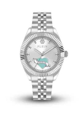 Philipp Plein | Plein Valentine | Silver Turquoise Heart | PW2BA1125