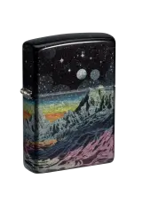 Zippo | Tumbled Chrome | Fusion Galaxy | 46964