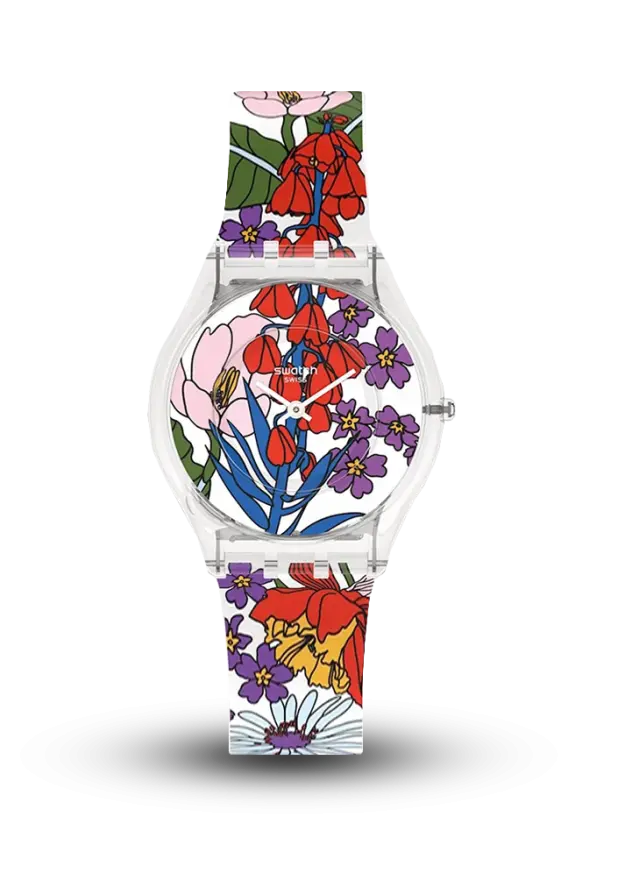 SWATCH - MONTHLY DROPS - BOTANICAL PARADISE - SS08K110  şəkil