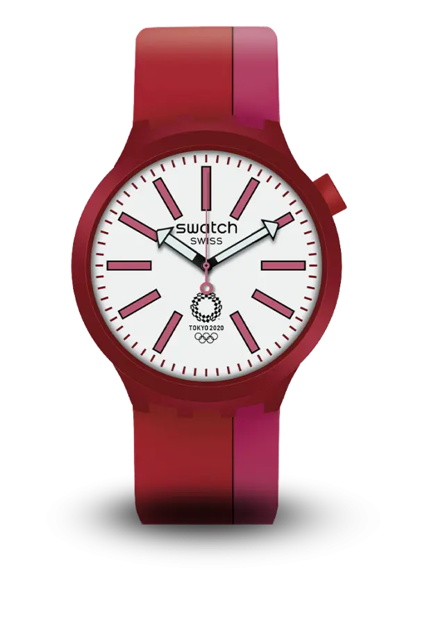 SWATCH - BIG BOLD - AZURE BLUE DAZE - SO27Z101 şəkil