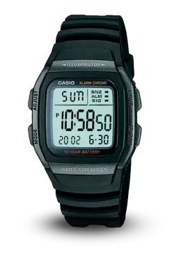 CASIO GENERAL - STANDARD DIGITAL - STANDARD DIGITAL - W-96H-1BVDF