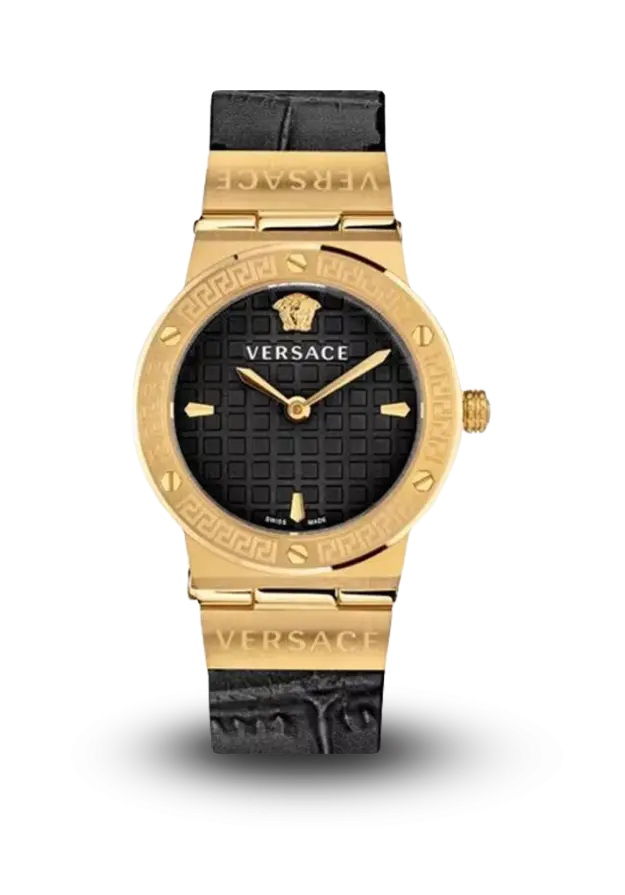 VERSACE - GRECA LOGO - 27 MM STRAP - VEZ100221 şəkil