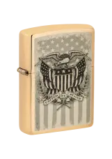 Zippo | Brushed Brass | American Eagle | 46230