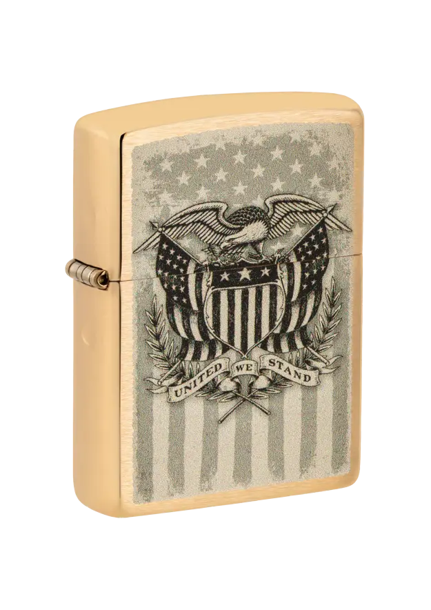 Zippo | Brushed Brass | American Eagle | 46230 şəkil
