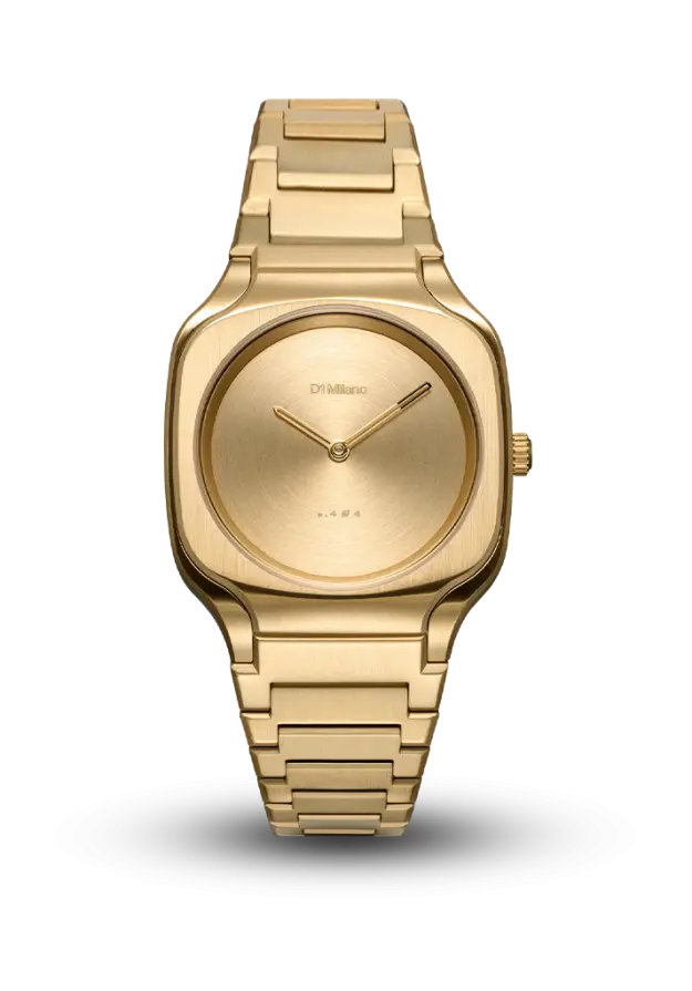 D1MILANO - SQUARE BRACELET - DISKO GOLD - D1-SQBL03 şəkil