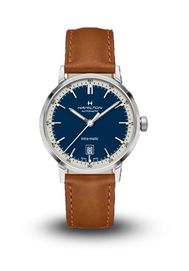 HAMILTON - AMERICAN CLASSIC - INTRA-MATIC AUTO - H38425540 şəkil