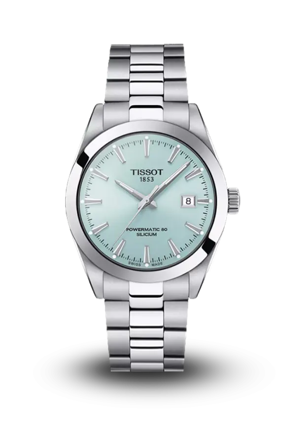 TISSOT - CLASSIC CONTEMPORARY - GENTLEMAN POWERMATIC 80 - SILICIUM - T1274071135100 şəkil
