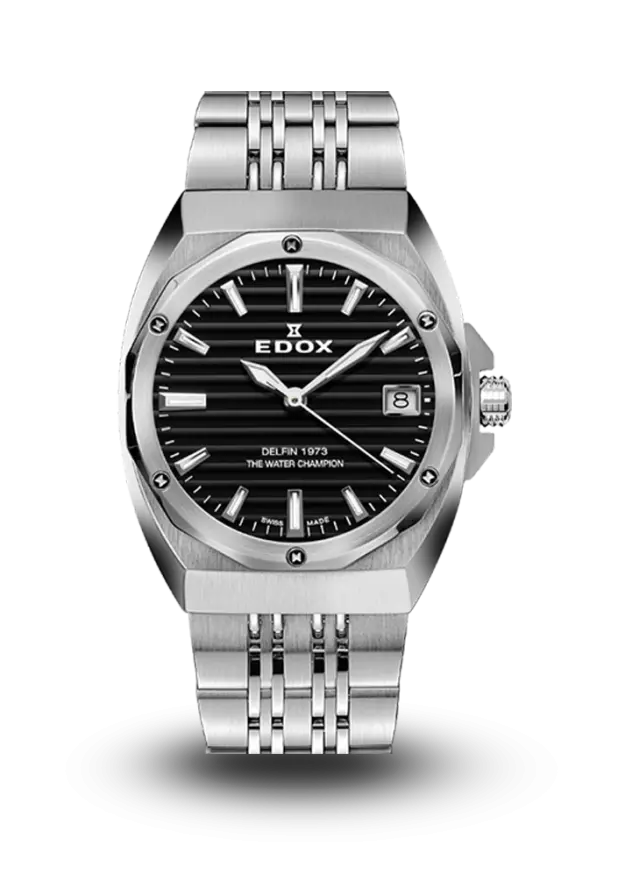 Edox | Delfin The Original | 1973 Date-Ladies | 50504-3M-NIN şəkil