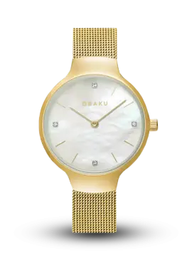 Obaku | Vikke | Gold | V241LXGWMG1 Obaku | Vikke | Gold | V241LXGWMG1