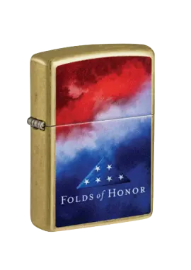 Zippo | Color Image | Folds Of Honor Clouds | 47095