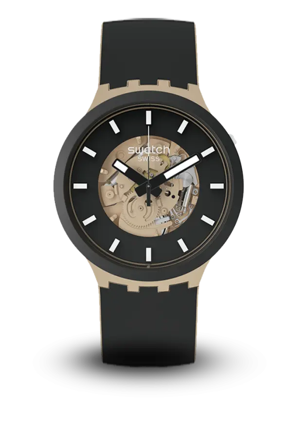 SWATCH - THE SEPTEMBER COLLECTION - TIME FOR TAUPE - SB03C100  şəkil