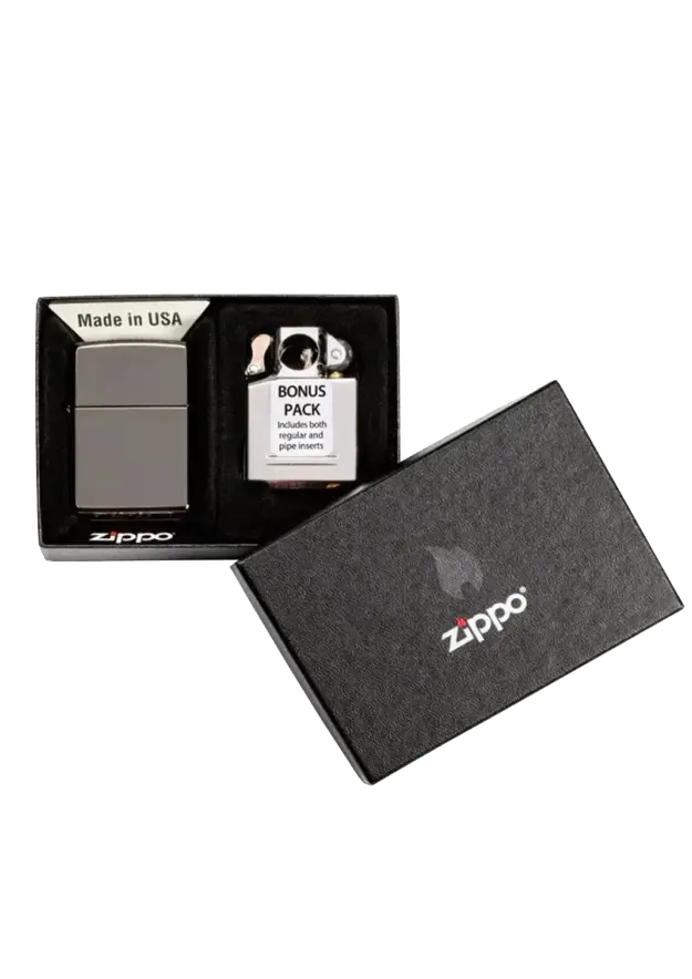 Zippo | Black Ice | Lighter & Pipe Insert | 29789 şəkil