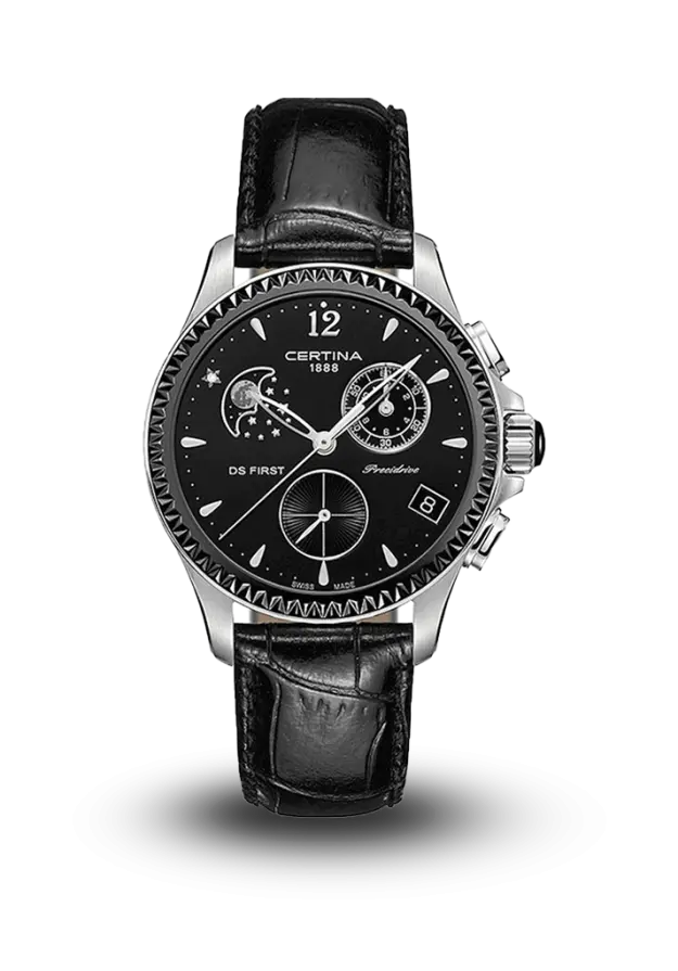 Certina | Ds First Lady | Chronograph Moon Phase | C0302501605600 şəkil