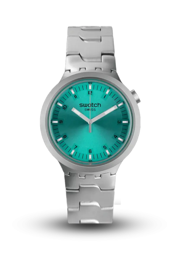 SWATCH - BIG BOLD - AZURE BLUE DAZE - SB07S100G şəkil