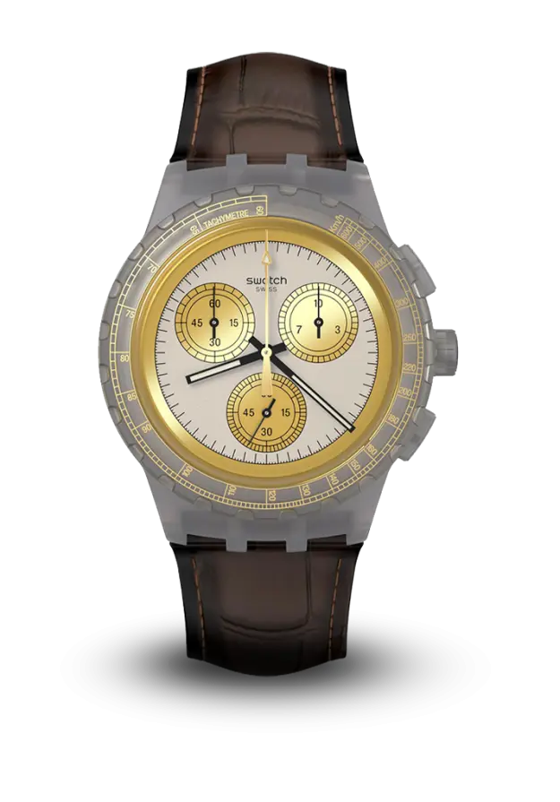 SWATCH - ORIGINALS - HOLIDAY - GOLDEN RADIANCE - SUSM100 şəkil