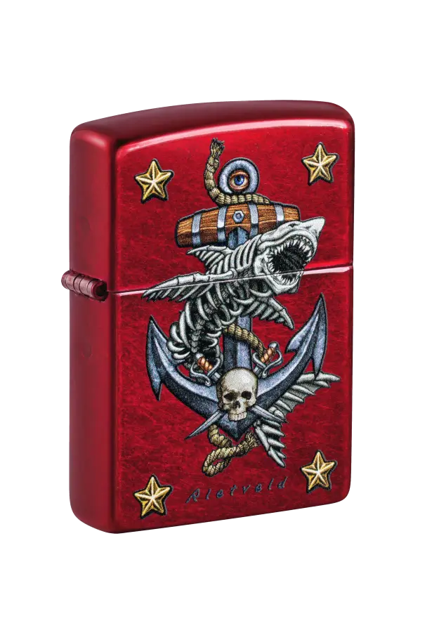 Zippo | Candy Apple Red | Rietveld Anchor | 47109 image