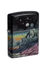 Zippo | Tumbled Brass | Space In Color Design | 46432