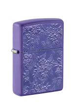 Zippo | Purple Matte | Texture Bouquet | 46961