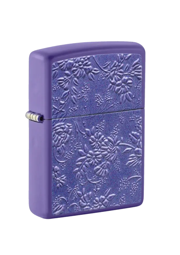 Zippo | Purple Matte | Texture Bouquet | 46961 image